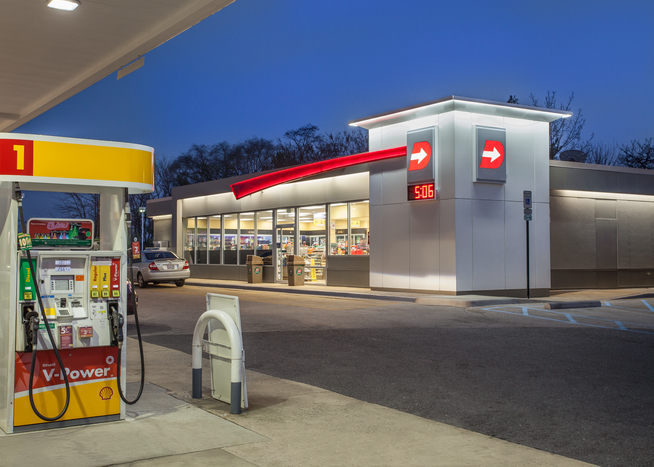 Image of gas pumps